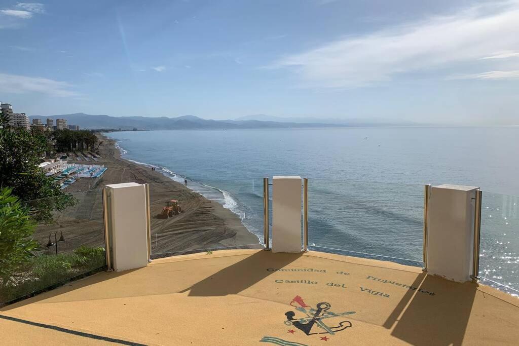 Amazing Frontline Sea Views Studio Apartment Castillo Del Vigia Τορρεμολίνος Εξωτερικό φωτογραφία