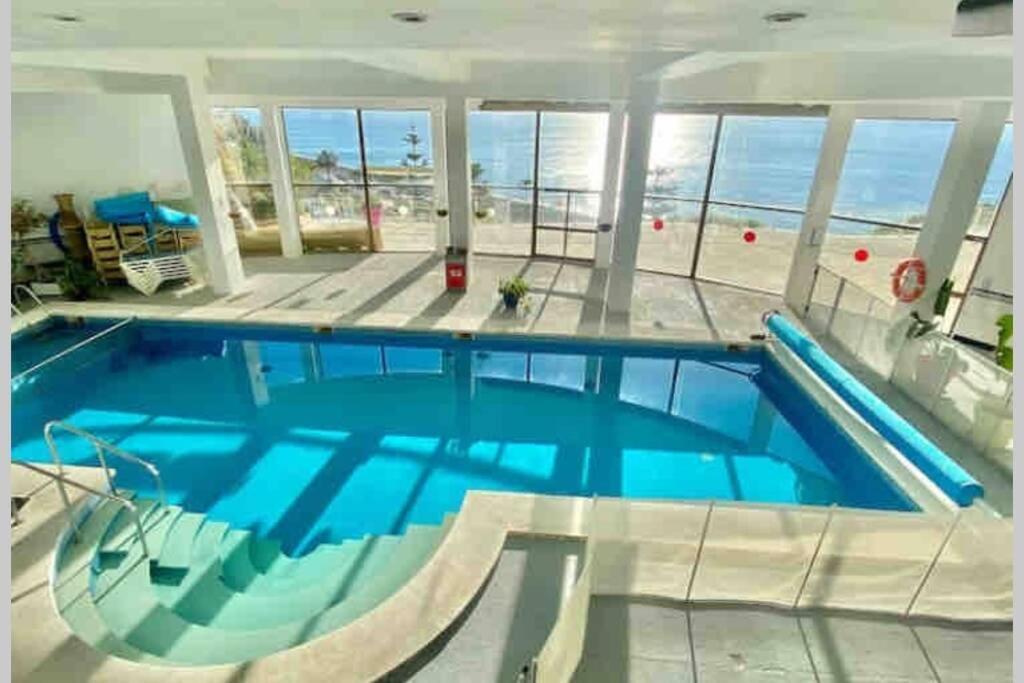 Amazing Frontline Sea Views Studio Apartment Castillo Del Vigia Τορρεμολίνος Εξωτερικό φωτογραφία